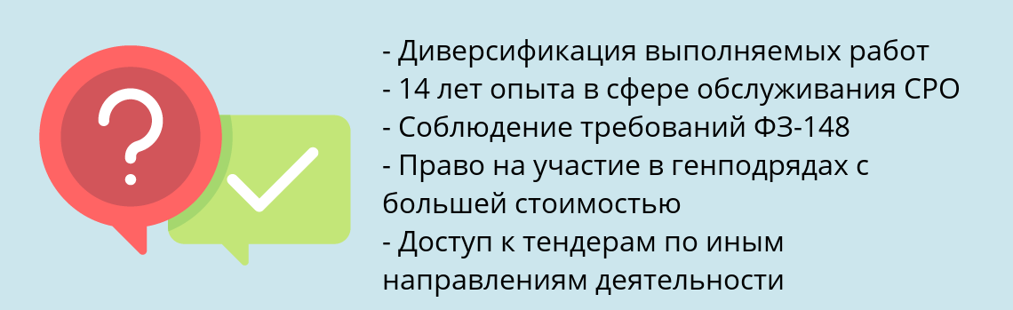 Почему нужно обратиться к нам? Лысково Оформить расширение видов работ СРО